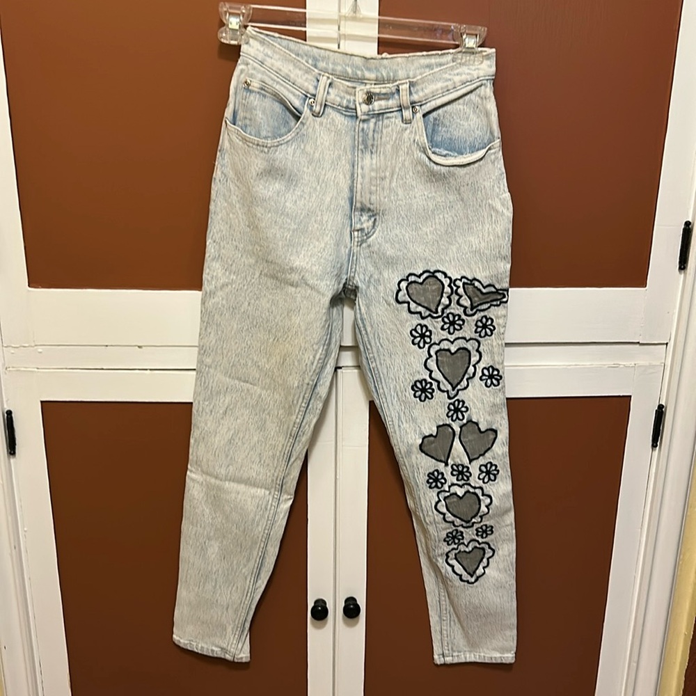 Vintage Anti-Basic Daily Jeans Acid Washed, Junior Size 11/12, Straight Leg